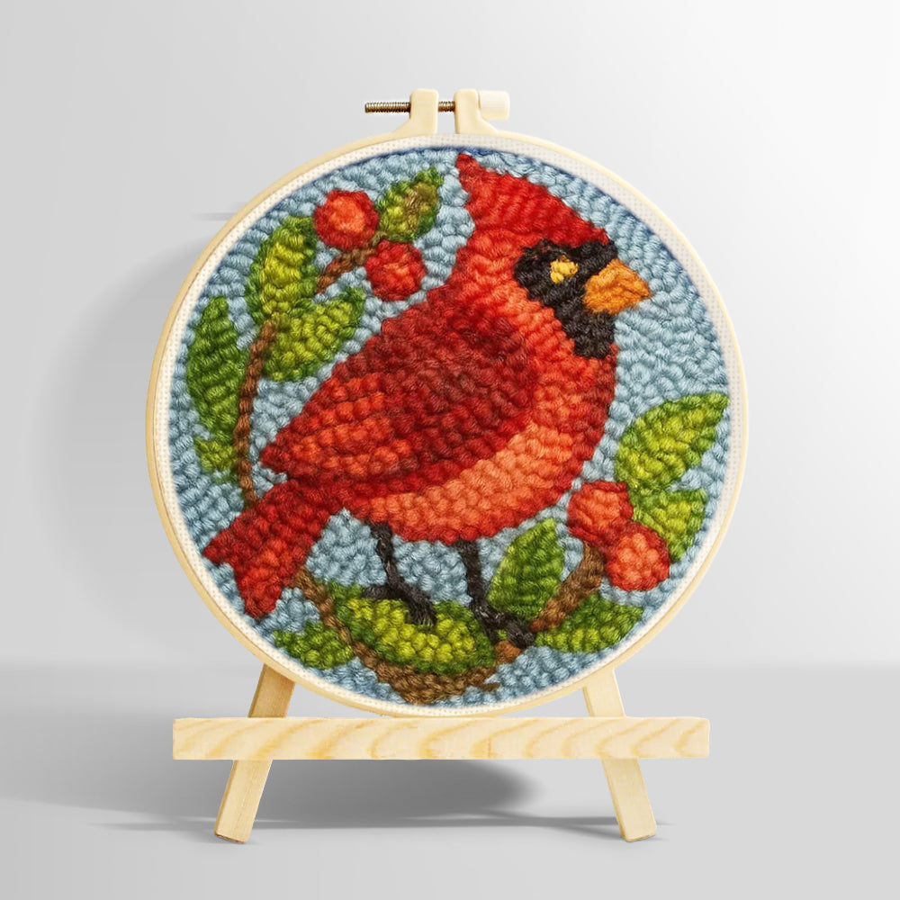 Berry cardinal punch needle kit for beginners