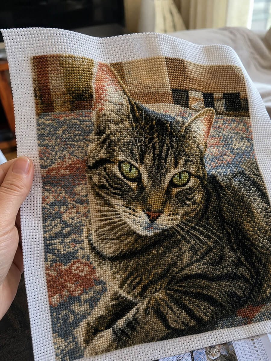 Custom Cross Stitch Kit Customer Photo