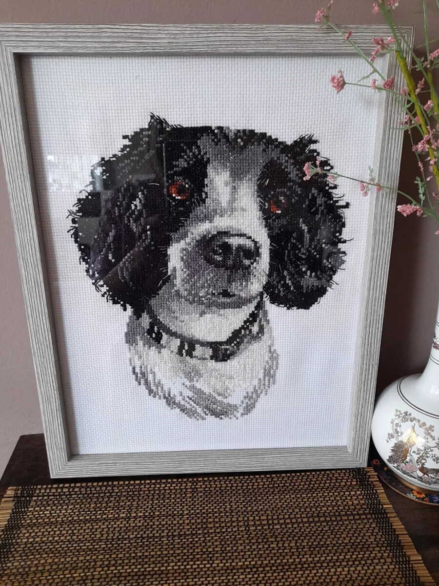 Custom Cross Stitch Kit Customer Photo