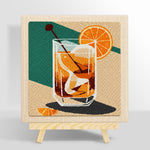 Dark spirit cocktail punch needle kit for beginners