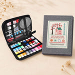 DIY Embroidery Stitch Book Kit with Sewing Tools and Thread Accessories for Hand Embroidery Practice.