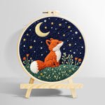 Fox under the moon punch needle kit for beginners