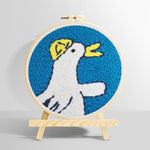 Happy little duck punch needle kit for beginners