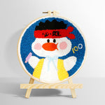 Kawaii fighter duck punch needle kit for beginners
