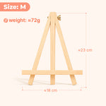 Medium wooden easel accessory for needle felting kits