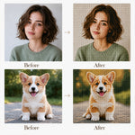 Turn your photo into a custom cross stitch design with a personalized pattern