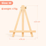 Medium wooden easel accessory for punch needle kits