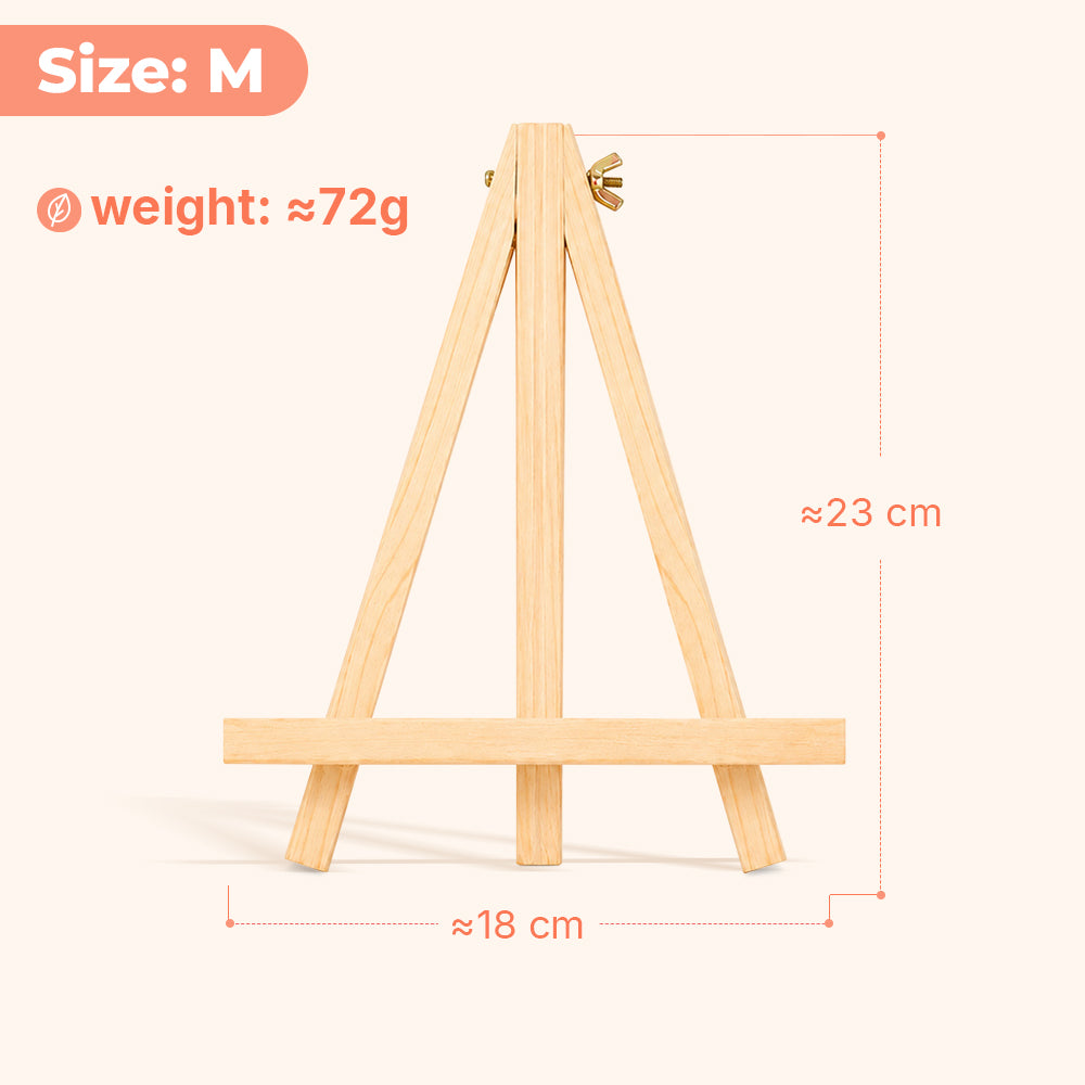 Medium wooden easel accessory for punch needle kits