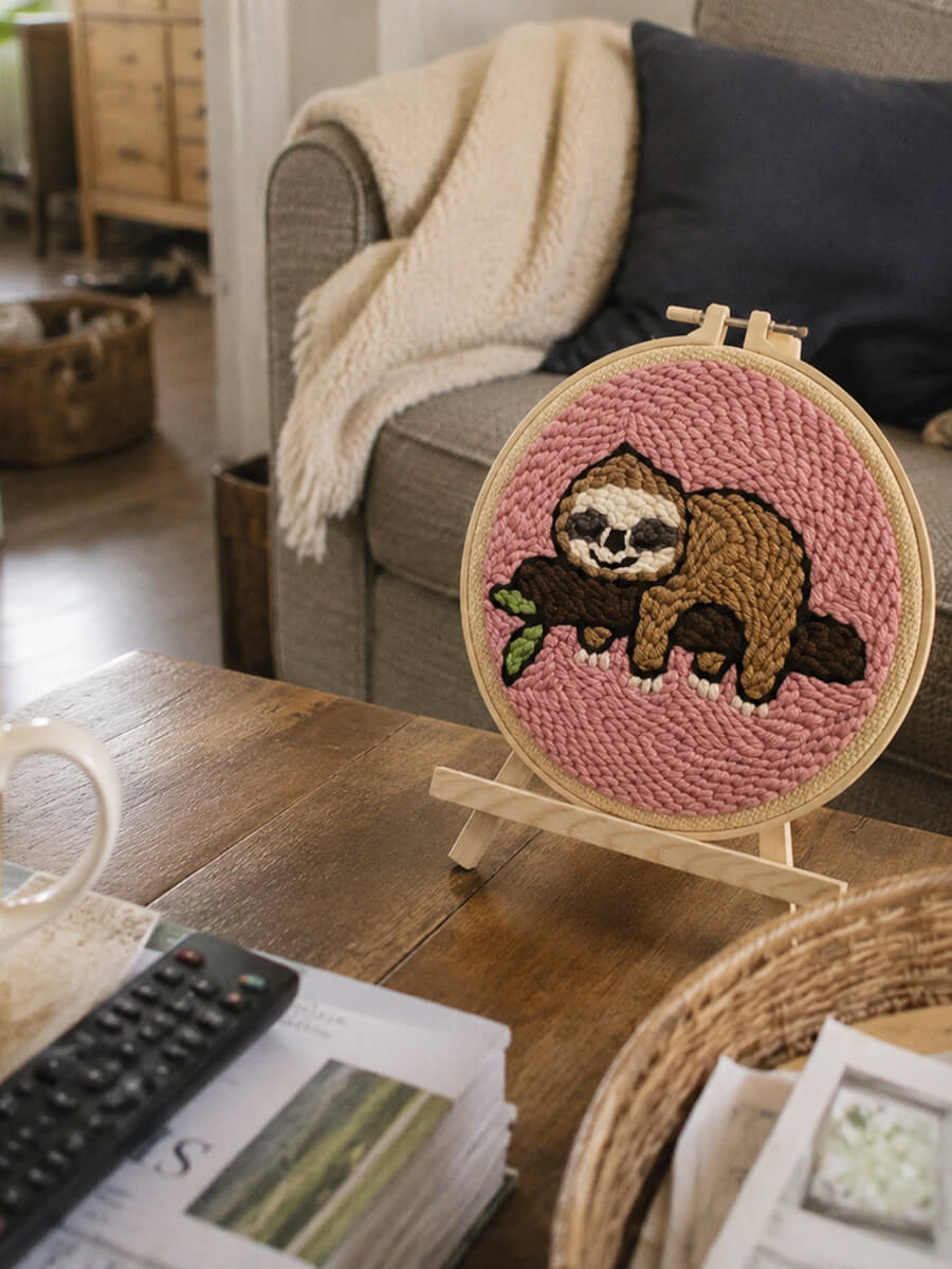 Round Punch Needle Kit Customer Photo
