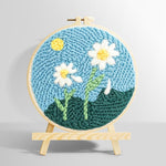 Two pure daisies punch needle kit for beginners
