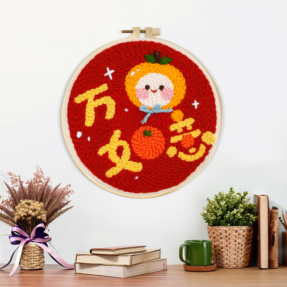Finished wishing you all the best artwork displayed on a wall