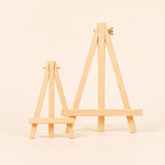 Wooden display easel stand available in S and M sizes
